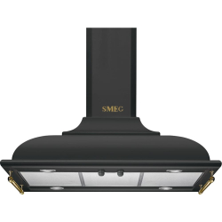 _RABAT_ | Okap wyspowy SMEG KCI19AOE antracyt | 90cm | 754 m3/h | linia CORTINA