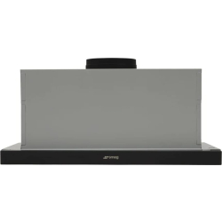 Okap teleskopowy SMEG KSET66VNE3 czarny | 60cm | 610 m3/h | linia UNIVERSAL