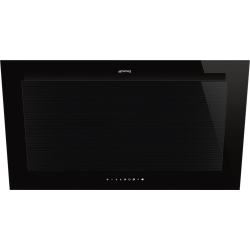 _RABAT_ | Okap przyścienny SMEG KV194B3 czarny | 90cm | 782 m3/h | linia LINEA