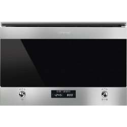 _RABAT_ | Kuchenka mikrofalowa SMEG MP322X1 stal nierdzewna | linia CLASSICA