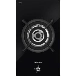 _RABAT_ | wysyłka 24H* | Płyta gazowa SMEG DOMINO PV331CN czarne szkło | linia CLASSICA