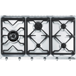 _RABAT_ | wysyłka 24H* | Płyta gazowa SMEG SE97GXBE5 stal nierdzewna | 90cm | linia CLASSICA