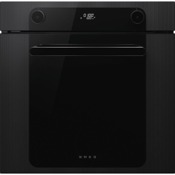 _RABAT_ | Piekarnik SMEG SF6201TB czarny | funkcja PIZZA | czyszczenie parowe | linia MUSA