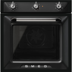 _RABAT_ | wysyłka 24H* | Piekarnik SMEG SF6905N1 czarny | czyszczenie parowe | linia VICTORIA