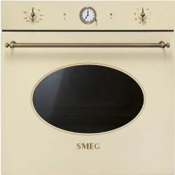 Piekarnik SMEG SFP805PO kremowy (pokrętła z mosiądzu) | czyszczenie pyroliza | linia COLONIALE