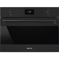 _RABAT_ | Piekarnik z funkcją mikrofali SMEG SO4301M1N czarny mat | emalia Ever Clean | linia CLASSICA