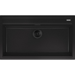 _RABAT_ | wysyłka 24H* | Zlew SMEG VSGX860MN BLACK (czarny mat) | Black Edition | linia QUADRA