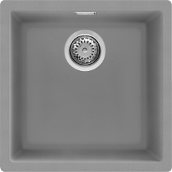 _RABAT_ | Zlew SMEG VZP45CT CEMENT (szary) | linia QUADRA