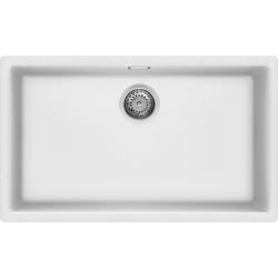 _RABAT_ | Zlew SMEG VZP76B WHITE (biały mat) | linia QUADRA