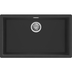 _RABAT_ | Zlew SMEG VZP76N BLACK (czarny mat) | linia QUADRA