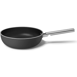 _RABAT_ | Wok SMEG WOF3002BLM czarny mat | 30cm