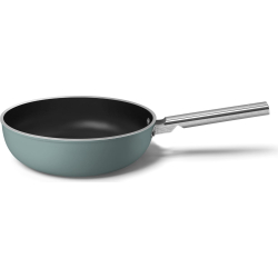 _RABAT_ | Wok SMEG WOF3002EGM szmaragdowy mat | 30cm