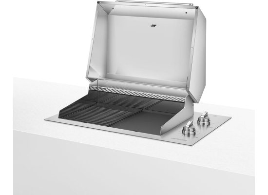_RABAT_ | Grill elektryczny do zabudowy SMEG BBQE90X stal nierdzewna | szerokość: 90 cm, 2 strefy | linia BBQ