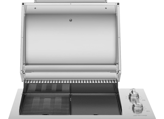 _RABAT_ | Grill elektryczny do zabudowy SMEG BBQE90X stal nierdzewna | szerokość: 90 cm, 2 strefy | linia BBQ