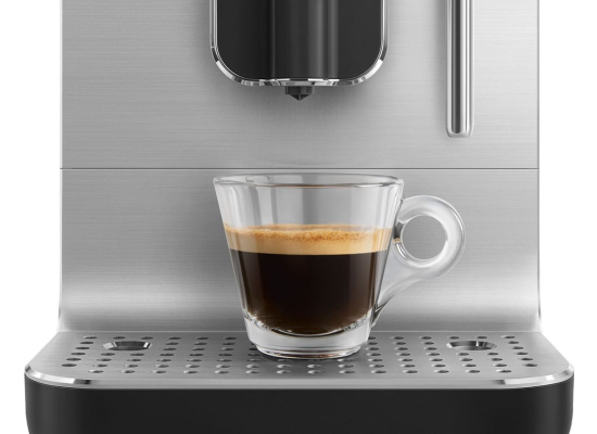 _RABAT_ | wysyłka 24H* | Ekspres automatyczny SMEG BCC12BLMEU czarny mat | z dyszą do spieniania mleka | linia COLLEZIONE