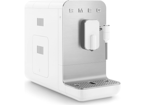 _RABAT_ | Ekspres automatyczny SMEG BCC12WHMEU biały mat | z dyszą do spieniania mleka | linia COLLEZIONE
