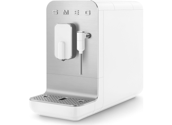 _RABAT_ | Ekspres automatyczny SMEG BCC12WHMEU biały mat | z dyszą do spieniania mleka | linia COLLEZIONE