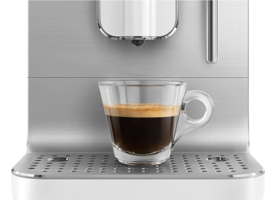 _RABAT_ | Ekspres automatyczny SMEG BCC12WHMEU biały mat | z dyszą do spieniania mleka | linia COLLEZIONE