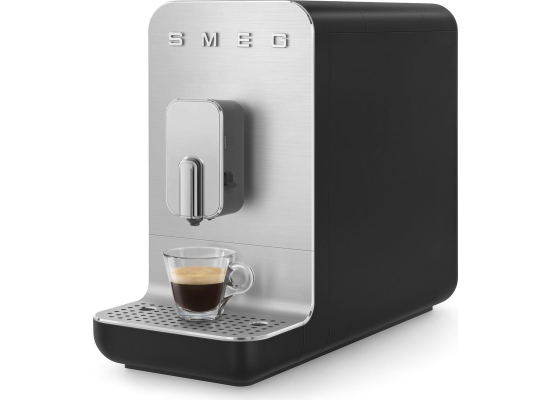_RABAT_ | wysyłka 24H* | Ekspres automatyczny SMEG BCC13BLMEU czarny mat | z systemem spieniania mleka | linia COLLEZIONE