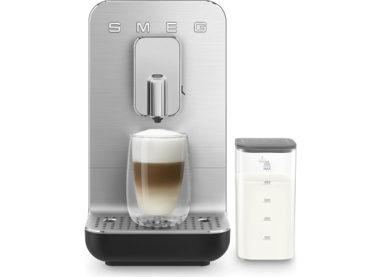 _RABAT_ | wysyłka 24H* | Ekspres automatyczny SMEG BCC13BLMEU czarny mat | z systemem spieniania mleka | linia COLLEZIONE