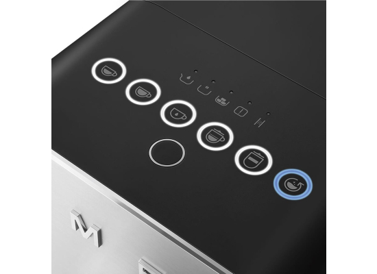 _RABAT_ | wysyłka 24H* | Ekspres automatyczny SMEG BCC13BLMEU czarny mat | z systemem spieniania mleka | linia COLLEZIONE