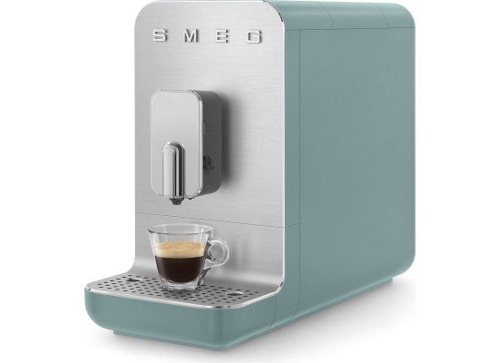 _RABAT_ | Ekspres automatyczny SMEG BCC13EGMEU szmaragdowy mat | z systemem spieniania mleka | linia COLLEZIONE