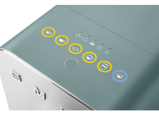 _RABAT_ | Ekspres automatyczny SMEG BCC13EGMEU szmaragdowy mat | z systemem spieniania mleka | linia COLLEZIONE
