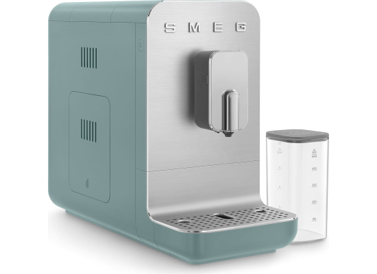 _RABAT_ | Ekspres automatyczny SMEG BCC13EGMEU szmaragdowy mat | z systemem spieniania mleka | linia COLLEZIONE
