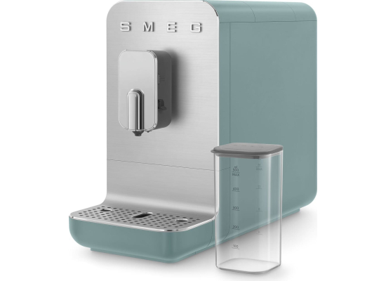 _RABAT_ | Ekspres automatyczny SMEG BCC13EGMEU szmaragdowy mat | z systemem spieniania mleka | linia COLLEZIONE