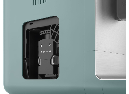 _RABAT_ | Ekspres automatyczny SMEG BCC13EGMEU szmaragdowy mat | z systemem spieniania mleka | linia COLLEZIONE