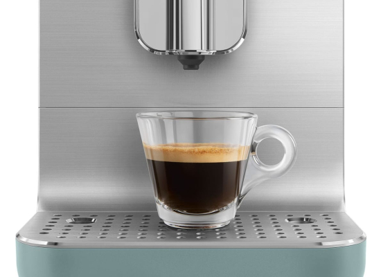 _RABAT_ | Ekspres automatyczny SMEG BCC13EGMEU szmaragdowy mat | z systemem spieniania mleka | linia COLLEZIONE