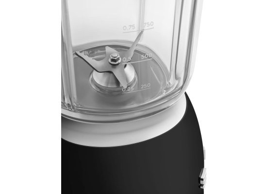_RABAT_ | wysyłka 24H* | Blender kielichowy SMEG BLF03BLEU czarny połysk | linia 50's STYLE