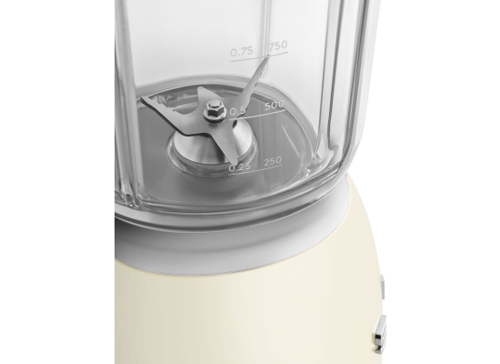 _RABAT_ | Blender kielichowy SMEG BLF03CREU kremowy | linia 50's STYLE