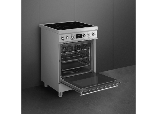 _RABAT_ | wysyłka 24H* | Kuchnia z płytą indukcyjną SMEG C6IMXM2 stal nierdzewna | 60cm | czyszczenie parowe | linia SYMFONIA | + GRATIS blender BLF03