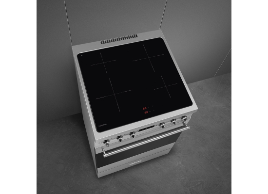 _RABAT_ | wysyłka 24H* | Kuchnia z płytą indukcyjną SMEG C6IMXM2 stal nierdzewna | 60cm | czyszczenie parowe | linia SYMFONIA | + GRATIS blender BLF03