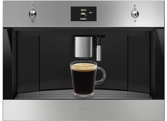 _RABAT_ | Ekspres do zabudowy SMEG CMS4303X stal nierdzewna | linia CLASSICA