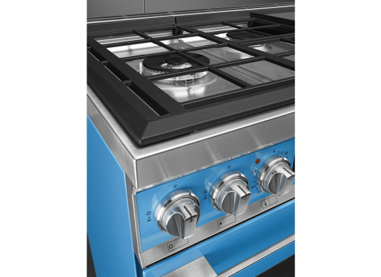 _RABAT_ | Kuchnia z płytą indukcyjną,gazową i grilem SMEG CPF120IGMPT turkusowy | 120cm | czyszczenie pyroliza + parowe | linia PORTOFINO | + GRATIS r