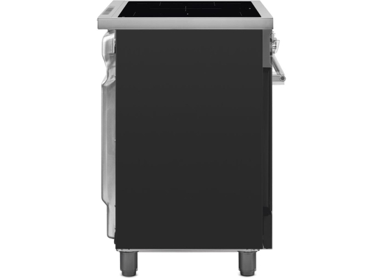 _RABAT_ | Kuchnia z płytą indukcyjną SMEG CPF92IMBL czarny | 90cm | czyszczenie parowe | linia PORTOFINO | + GRATIS robot SMF05BLEU