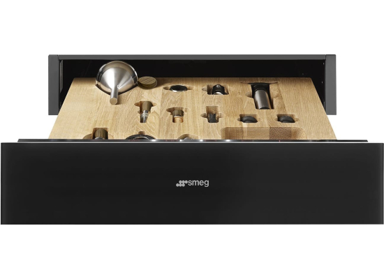 _RABAT_ | Szuflada Sommelier SMEG CPS115B3 czarny | linia LINEA