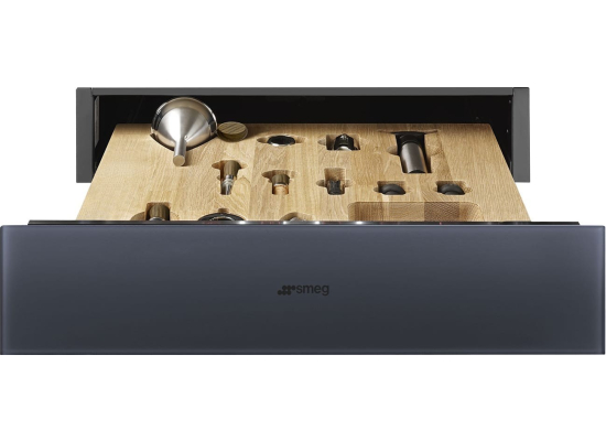 _RABAT_ | wysyłka 24H* | Szuflada Sommelier SMEG CPS115G neptune grey | linia LINEA