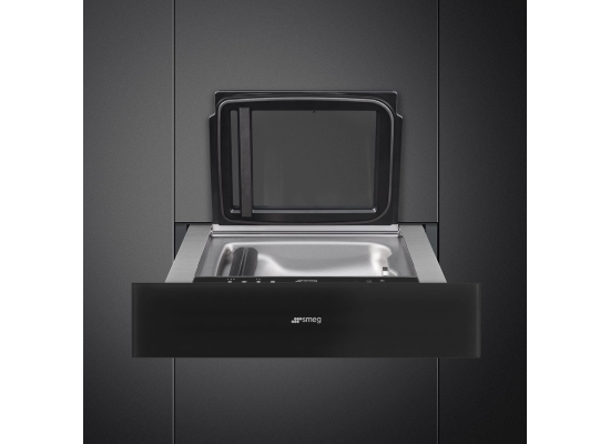 _RABAT_ | wysyłka 24H* | Szuflada do pakowania próżniowego SMEG CPV115B3 czarny | linia LINEA