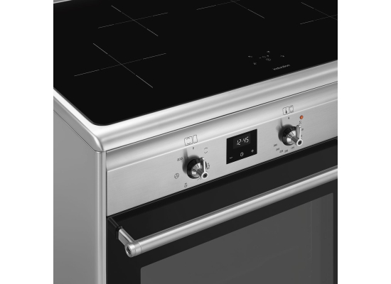 _RABAT_ | wysyłka 24H* | Kuchnia z płytą indukcyjną SMEG CX92IM stal nierdzewna | 90cm | czyszczenie parowe | linia CONCERTO | + GRATIS blender BLF03B
