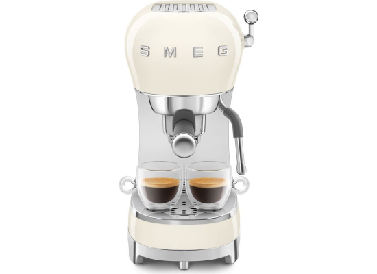 _RABAT_ | Ekspres kolbowy SMEG ECF02CREU kremowy | linia 50's STYLE