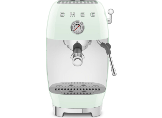 _RABAT_ | wysyłka 24H* | Ekspres kolbowy SMEG ECF03PGEU pastelowa zieleń | funkcja ColdBrew | linia 50's STYLE