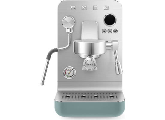 _RABAT_ | wysyłka 24H* | Ekspres kolbowy MiniPRO SMEG EMC02EGMEU szmaragdowy mat | linia COLLEZIONE