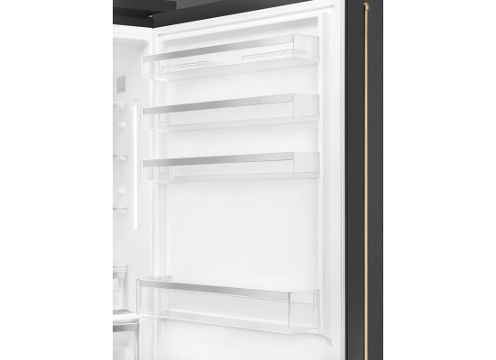 _RABAT_ | Lodówka wolnostojąca SMEG FA8005RAO6 antracytowy | zawias PRAWY | 196cm | NoFrost (pełny) | linia COLONIALE