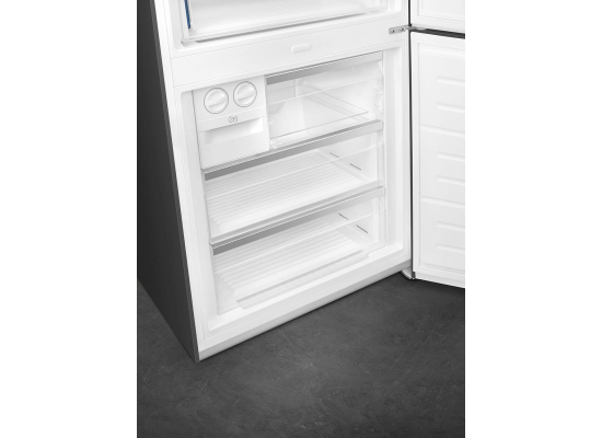 _RABAT_ | Lodówka wolnostojąca SMEG FA8005RAO6 antracytowy | zawias PRAWY | 196cm | NoFrost (pełny) | linia COLONIALE