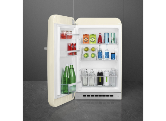 _RABAT_ | Chłodziarka wolnostojąca SMEG FAB10HLCR6 kremowy | zawias LEWY | 96cm | linia 50'S STYLE