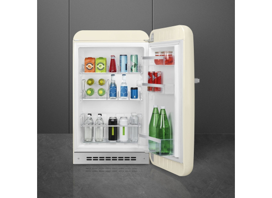 _RABAT_ | Chłodziarka wolnostojąca SMEG FAB10HRCR6 kremowy | zawias PRAWY | 96cm | linia 50'S STYLE