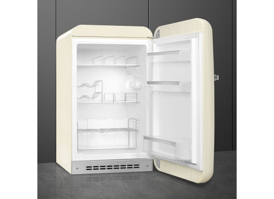 _RABAT_ | Chłodziarka wolnostojąca SMEG FAB10HRCR6 kremowy | zawias PRAWY | 96cm | linia 50'S STYLE